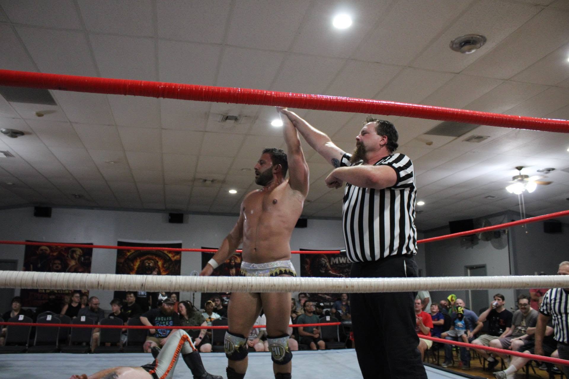 Matty Ice celebrating after facing Joey O’Riley